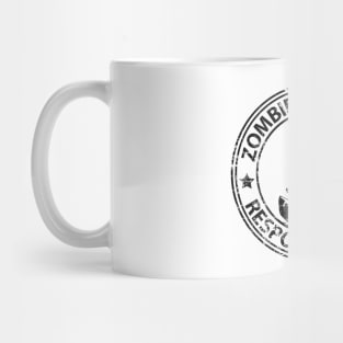 Zombie Outbreak Response Team (black-distressed) Mug